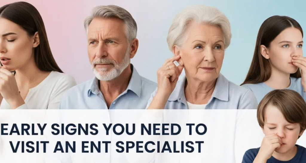 Early Signs You Need to Visit an ENT Specialist